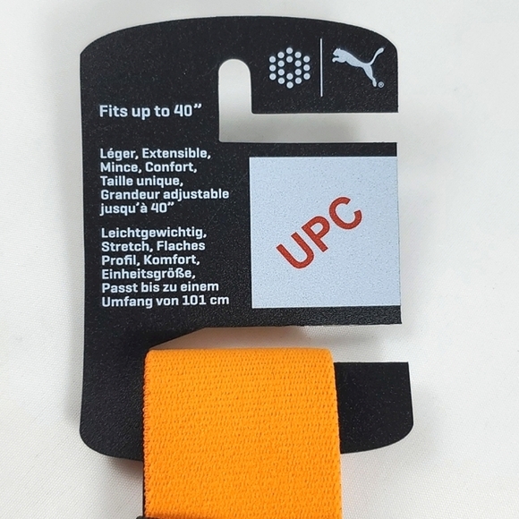 PUMA Golf Youth Ultralite Stretch Orange Belt Low Profile ONSFA - Picture 5 of 10